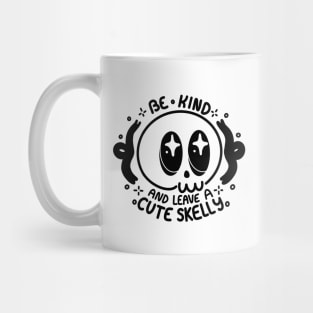 Be Kind and Leave a Cute Skelly Mug